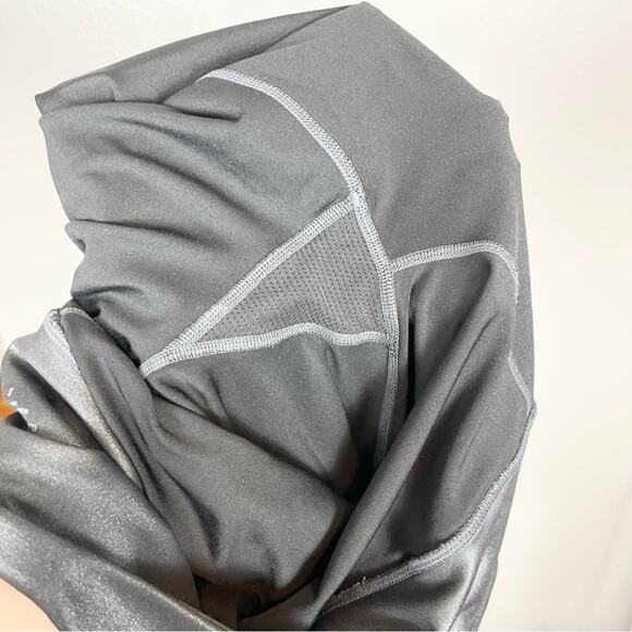 Athleta Elation Ultra High Rise Tight Athletic Leggings Woman size S Metalic - Picture 7 of 7